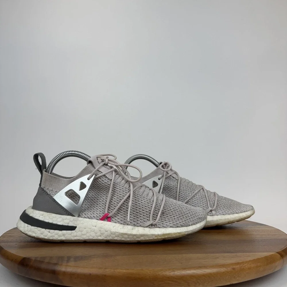 Womens Adidas Arkyn Lux Luster Knit Comfort Casual Sneakers Shoes Size‎ 7 M GUC